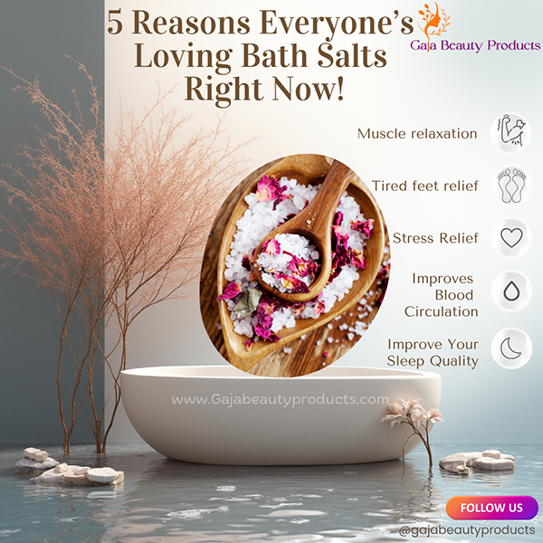 Top 5 Benefits of Bath Salts